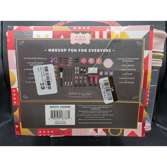 FAO Schwarz Ultimate Makeup Kit 30-Piece Set Includes Lipsticks Eyeshadows Blush - Picture 6 of 8